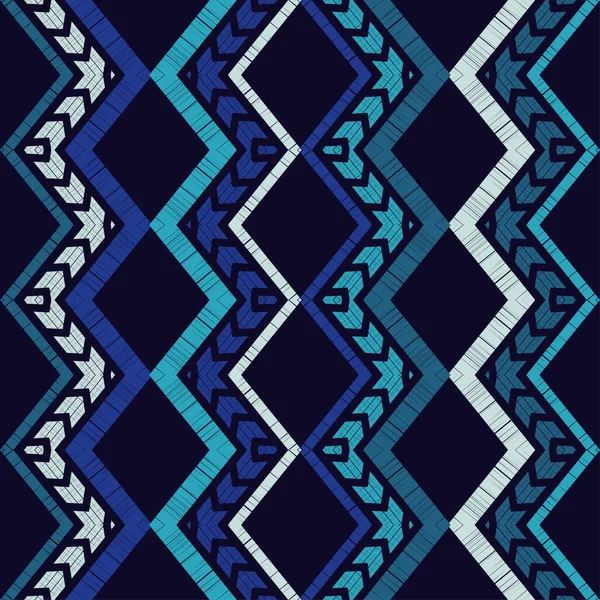 Patrón Zigzag Sin Costuras Fondo Abstracto Para Diseño Textil Incubación — Archivo Imágenes Vectoriales