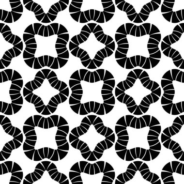 Geometrik şekilli mozaik. Kusursuz desen. Elle kumandalı tasarım. Tekstil. Etnik boho süsü. Web tasarımı veya yazdırma için vektör illüstrasyonu.