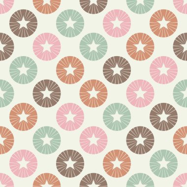 Geometrik şekilli mozaik. Kusursuz desen. Elle kumandalı tasarım. Tekstil. Etnik boho süsü. Web tasarımı veya yazdırma için vektör illüstrasyonu.