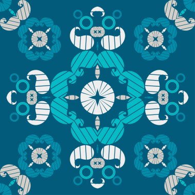 Paisley süsü. Kusursuz bir geçmişi var. Elle kumandalı tasarım. Ikat. Web tasarımı veya yazdırma için vektör illüstrasyonu.