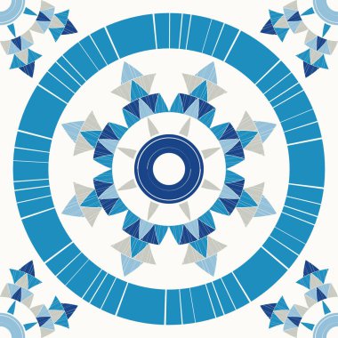 Puantiyeli noktalar kusursuz desen. Etnik figürler mozaiği. Desenli doku. Geometrik arkaplan. Web tasarımı veya yazdırma için vektör illüstrasyonu.