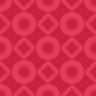 Geometrik şekilli mozaik. Kusursuz desen. Elle kumandalı tasarım. Tekstil. Etnik boho süsü. Web tasarımı veya yazdırma için vektör illüstrasyonu.