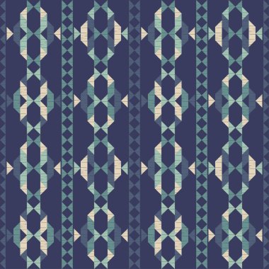 Aztek elementleri. Kusursuz desen. Tekstil. Etnik boho süsü. Web tasarımı veya yazdırma için vektör illüstrasyonu.