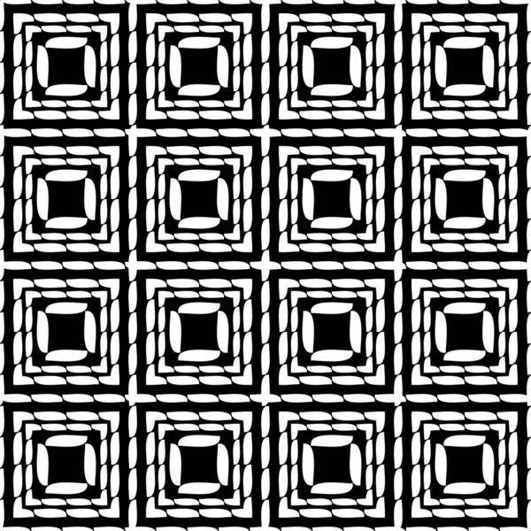 Мозаика Геометрических Форм Бесшовный Шаблон Дизайн Ручным Штриховкой Текстиль Этнический — стоковый вектор