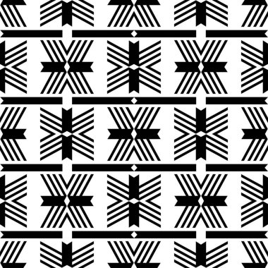 Geleneksel halk geometrik desenli Navajo mozaik halısı. Kızılderili Kızılderili battaniyesi. Aztek elementleri. Kusursuz bir geçmişi var. Web tasarımı veya yazdırma için vektör illüstrasyonu.