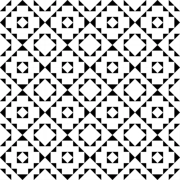 Patrón Sin Costura Con Azulejo Diseño Geométrico Triángulos Azulejos Para — Archivo Imágenes Vectoriales