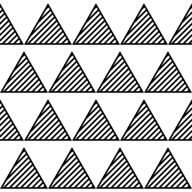 Çizgilerden yapılmış geometrik şekiller. Siyah ve beyaz. Geometrik kompozisyonda basit tasarım. Kusursuz desen. Web tasarımı veya yazdırma için vektör illüstrasyonu. 