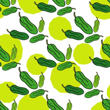 Renkli sebzelerle kusursuz desen. El çizimi. Çiftlik ürünü. Web tasarımı veya yazdırma için vektör illüstrasyonu.