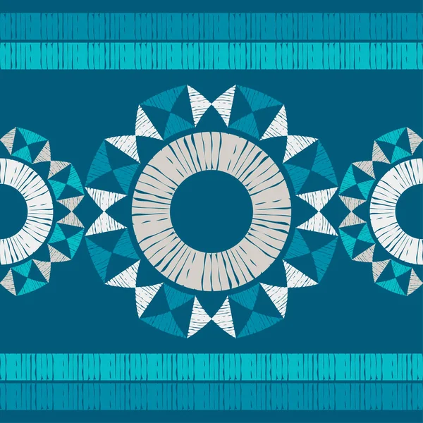 Мексиканская Клетка Бесшовный Шаблон Дизайн Ручным Штриховкой Текстиль Этнический Орнамент — стоковый вектор
