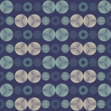 Nakış. Nakış. Puantiyeli noktalar kusursuz desen. Etnik figürler mozaiği. Desenli doku. Geometrik arkaplan. Web tasarımı veya yazdırma için vektör illüstrasyonu.