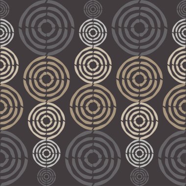 Geometrik şekilli mozaik. Kusursuz desen. Basit bir tasarım. Tekstil. Etnik boho süsü. Web tasarımı veya yazdırma için vektör illüstrasyonu.