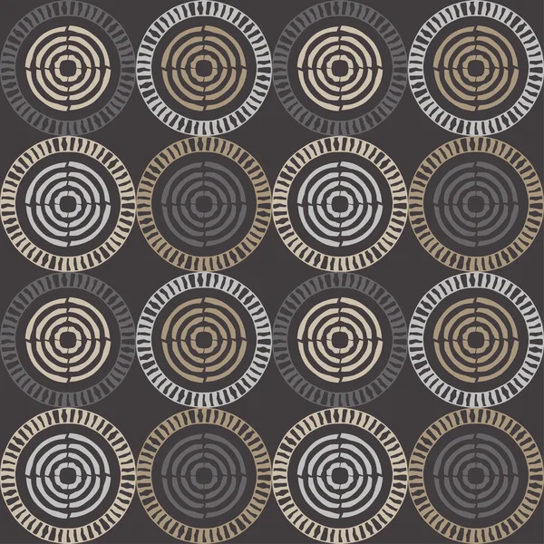 Puantiyeli noktalar kusursuz desen. Etnik figürler mozaiği. Desenli doku. Geometrik arkaplan. Web tasarımı veya yazdırma için vektör illüstrasyonu.