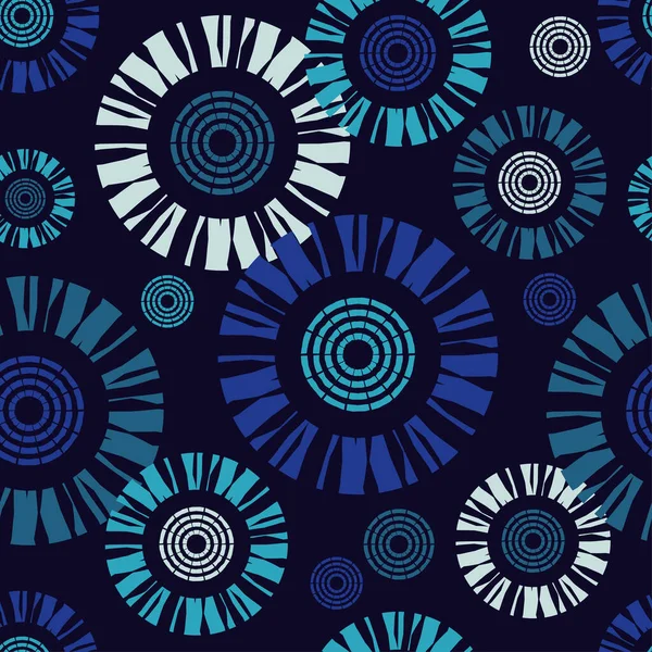 Puantiyeli noktalar kusursuz desen. Etnik figürler mozaiği. Desenli doku. Geometrik arkaplan. Web tasarımı veya yazdırma için vektör illüstrasyonu.