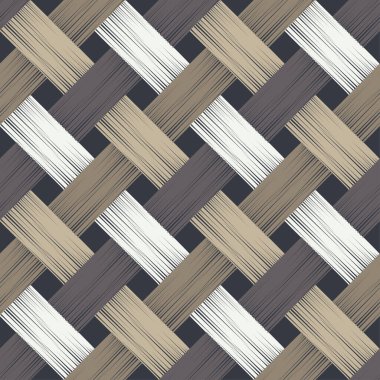 Kahverengi zemin, ahşap desenli. Geometri. Nakış. Nakış. Kusursuz desen. Web tasarımı veya yazdırma için vektör illüstrasyonu.