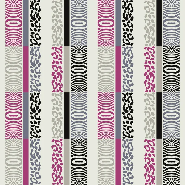 Hayvan boyama sayfalarıyla tasarım. Etnik boho süsü. Kusursuz bir geçmişi var. Kabile motifi. Web tasarımı veya yazdırma için vektör illüstrasyonu.