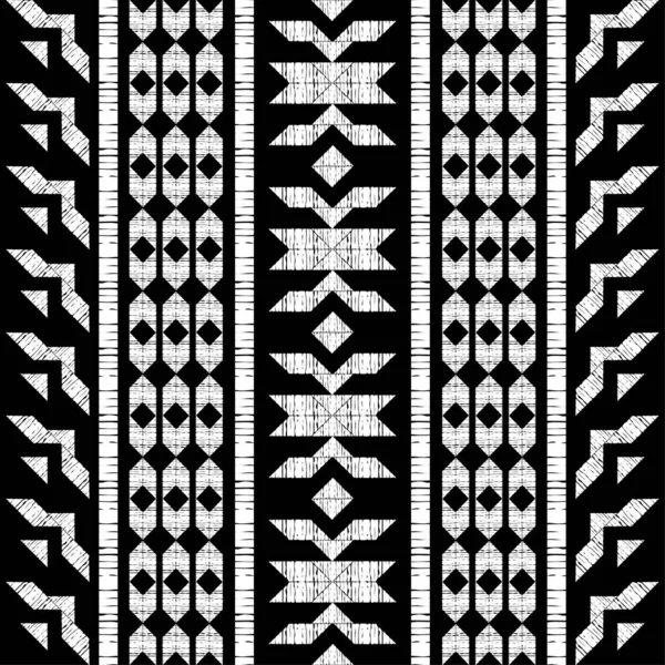 Alfombra Mosaico Navajo Con Patrón Geométrico Popular Tradicional Manta Indígena — Archivo Imágenes Vectoriales