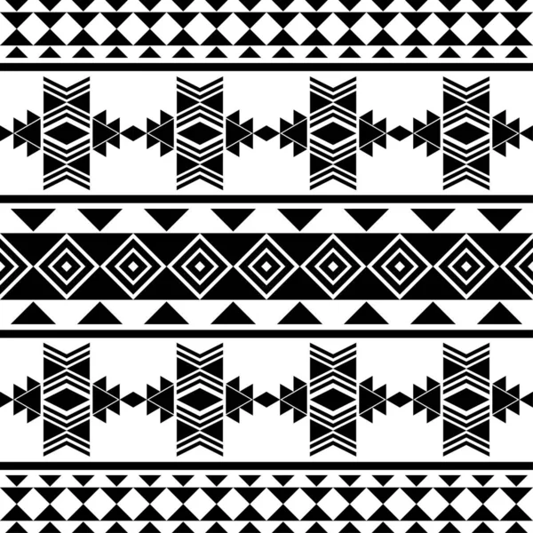 Navajo Mosaik Matta Med Traditionella Folk Geometriska Mönster Amerikansk Indianfilt — Stock vektor