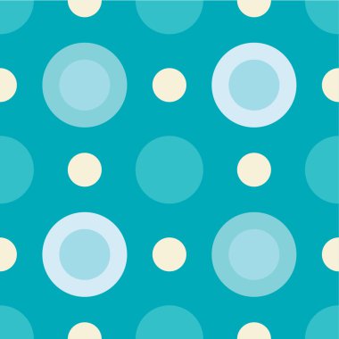 Daireler ve noktalar ile sorunsuz dekoratif arka plan