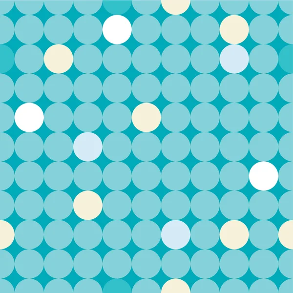 Nahtloser dekorativer Hintergrund mit Kreisen und Punkten — Stockfoto