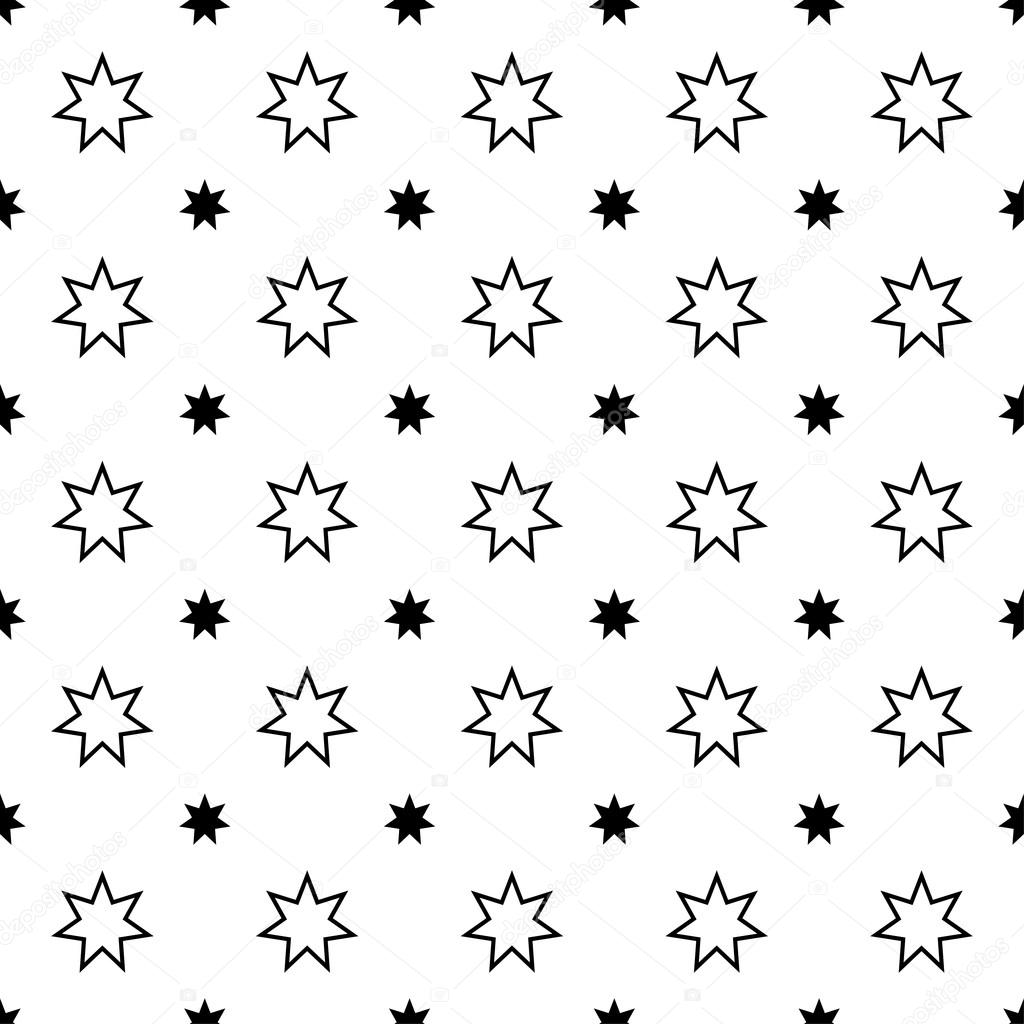 幾何学模様のシームレスな黒と白の装飾用の背景 ストック写真 C Lazin 7925