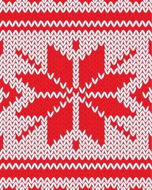 Dekoratif Noel Dikişsiz örgü arka plan