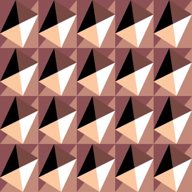 Geometrik şekillerle kesintisiz renkli dekoratif arka plan