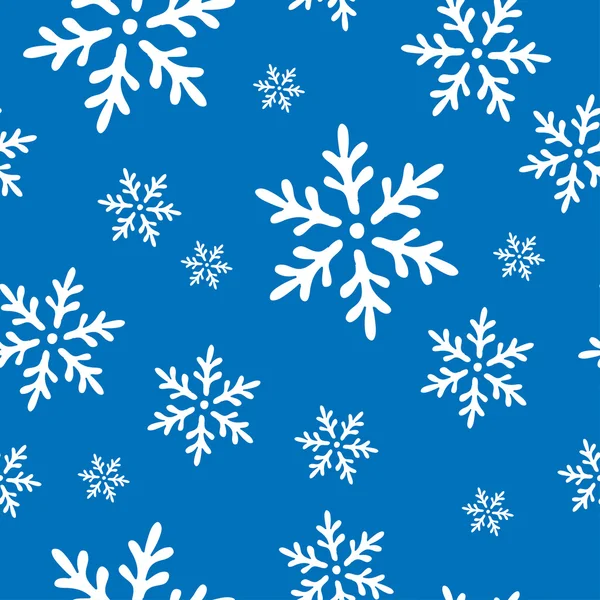 Vector seamless winter Christmas background — Stock Vector