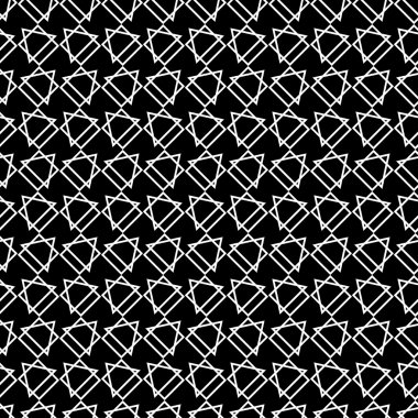 Geometrik şekiller ile sorunsuz dekoratif vektör arka plan