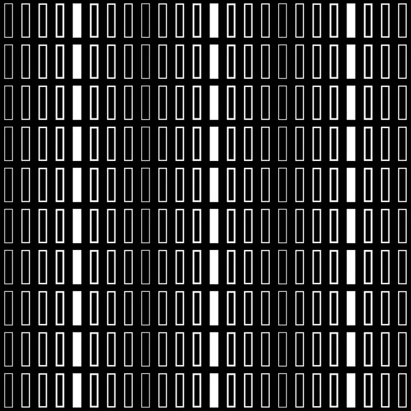 Naadloze decoratieve vector achtergrond met geometrische vormen — Stockvector