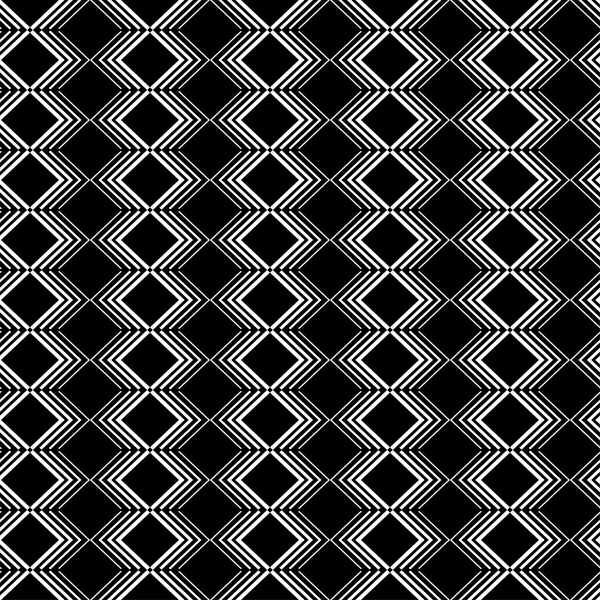 Безшовний чорно-білий декоративний векторний фон з лініями — стоковий вектор