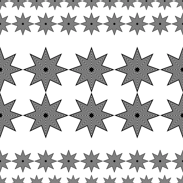 Vector transparente fondo blanco y negro con estrellas decorativas — Archivo Imágenes Vectoriales