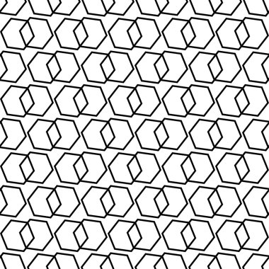 Soyut rakamları ile sorunsuz dekoratif vektör arka plan