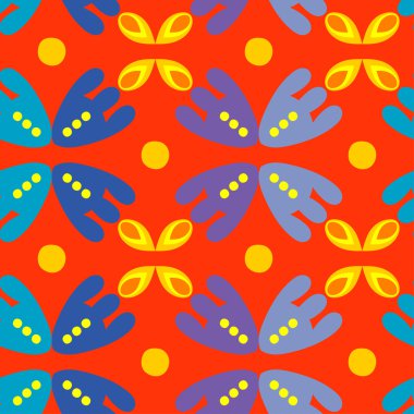 Sorunsuz vektör arka plan dekoratif yer roketler ve gezegenler