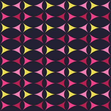 Geometrik soyut şekiller ile sorunsuz dekoratif vektör arka plan