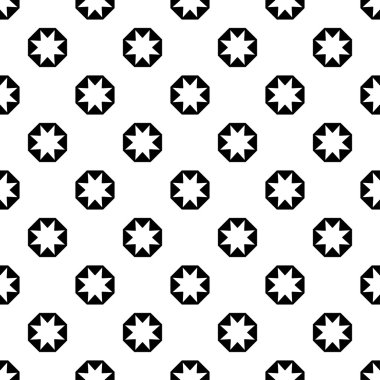 Geometrik soyut şekiller ile sorunsuz dekoratif vektör arka plan