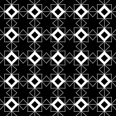 Geometrik soyut şekiller ile sorunsuz dekoratif vektör arka plan