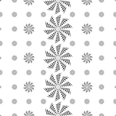 Soyut geometrik şekiller ile sorunsuz dekoratif vektör arka plan