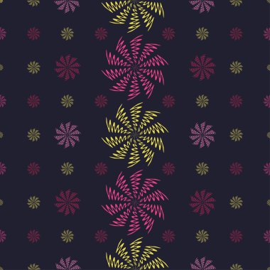 Soyut geometrik şekiller ile sorunsuz dekoratif vektör arka plan