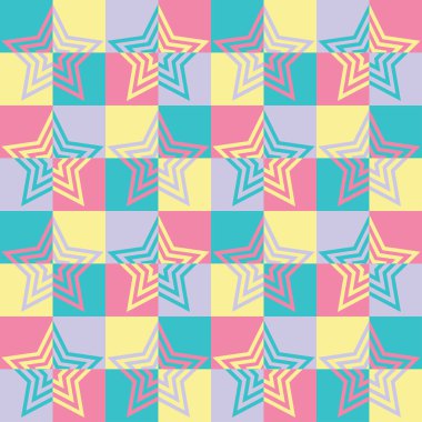 Soyut geometrik şekillere sahip kusursuz arkaplan