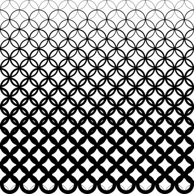 On altı sorunsuz vektör arka soyut geometrik desenli ayarla