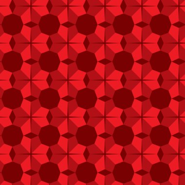 Sorunsuz vektör arka plan dekoratif poligonal yürekleri