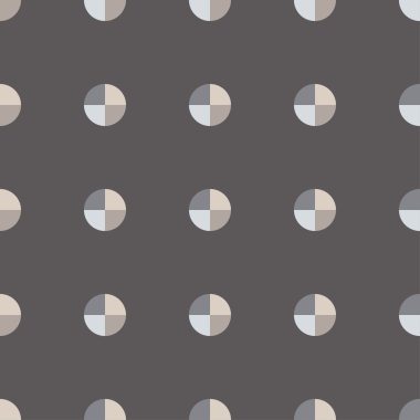 Daireler ile sorunsuz dekoratif vektör arka plan