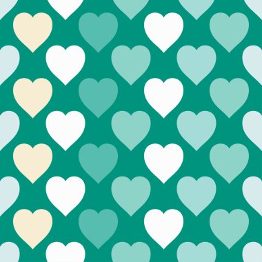 Sorunsuz vektör arka plan dekoratif yürekleri