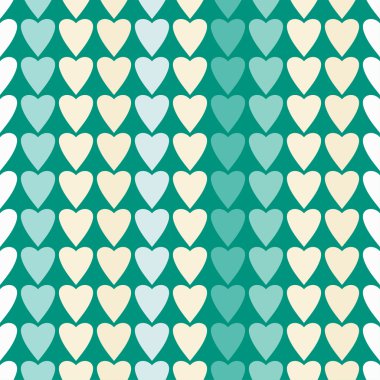 Sorunsuz vektör arka plan dekoratif yürekleri