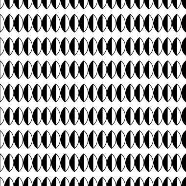 Soyut geometrik şekiller ile sorunsuz siyah ve beyaz arka plan