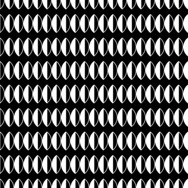 Soyut geometrik şekiller ile sorunsuz siyah ve beyaz arka plan