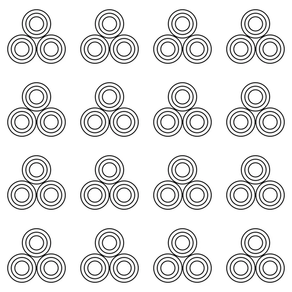 Безшовний декоративний векторний фон з абстрактним геометричним візерунком — стоковий вектор