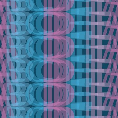 Sorunsuz vektör arka plan dekoratif şeffaf harf ile