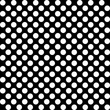 Sorunsuz siyah beyaz puantiyeli ile dekoratif arka plan vektör
