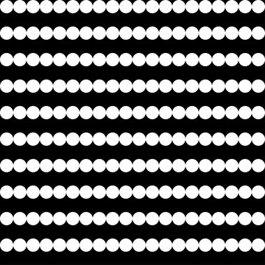 Sorunsuz siyah beyaz puantiyeli ile dekoratif arka plan vektör